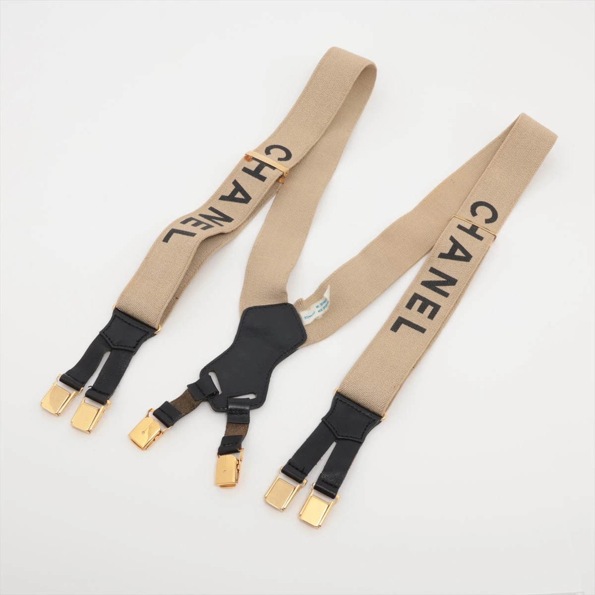 CHANEL ロゴ入りサスペンダー CHANEL ロゴ入りサスペンダー