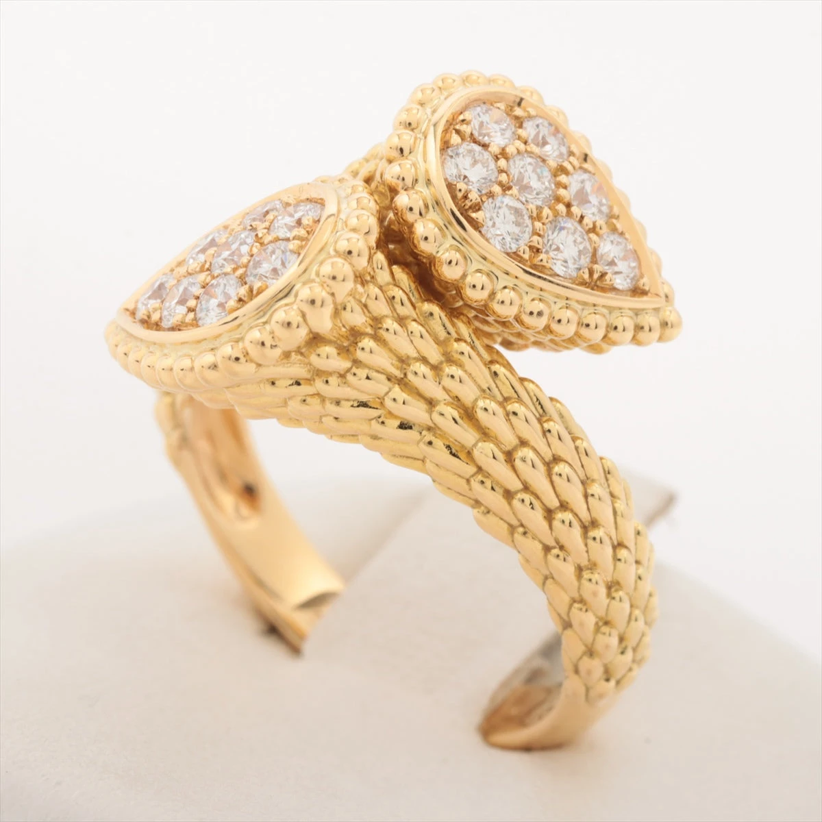 ブシュロン セルパンボエム トワエモア ダイヤ リング 750(YG) 10.8g