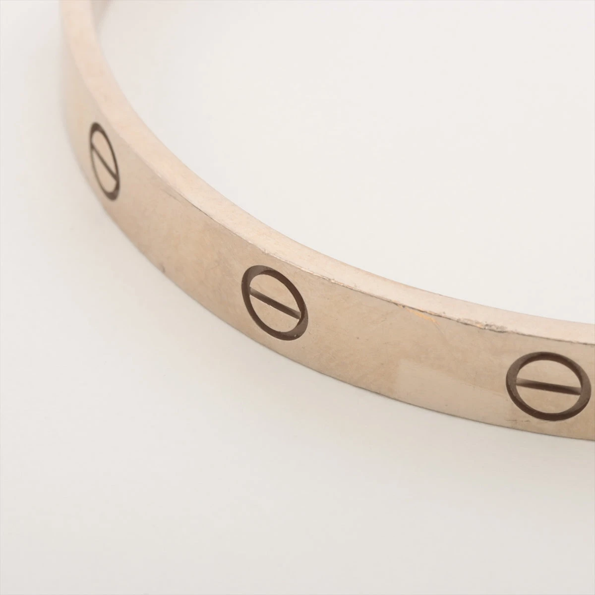 カルティエ ラブ オープンバングル ブレスレット 750(WG) 27.2g 19  