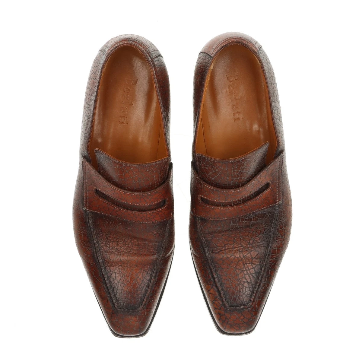 ベルルッティ ローファー ブラウン Berluti ベルルッティ BERLUTI ローファー LORENZO KANGAROO