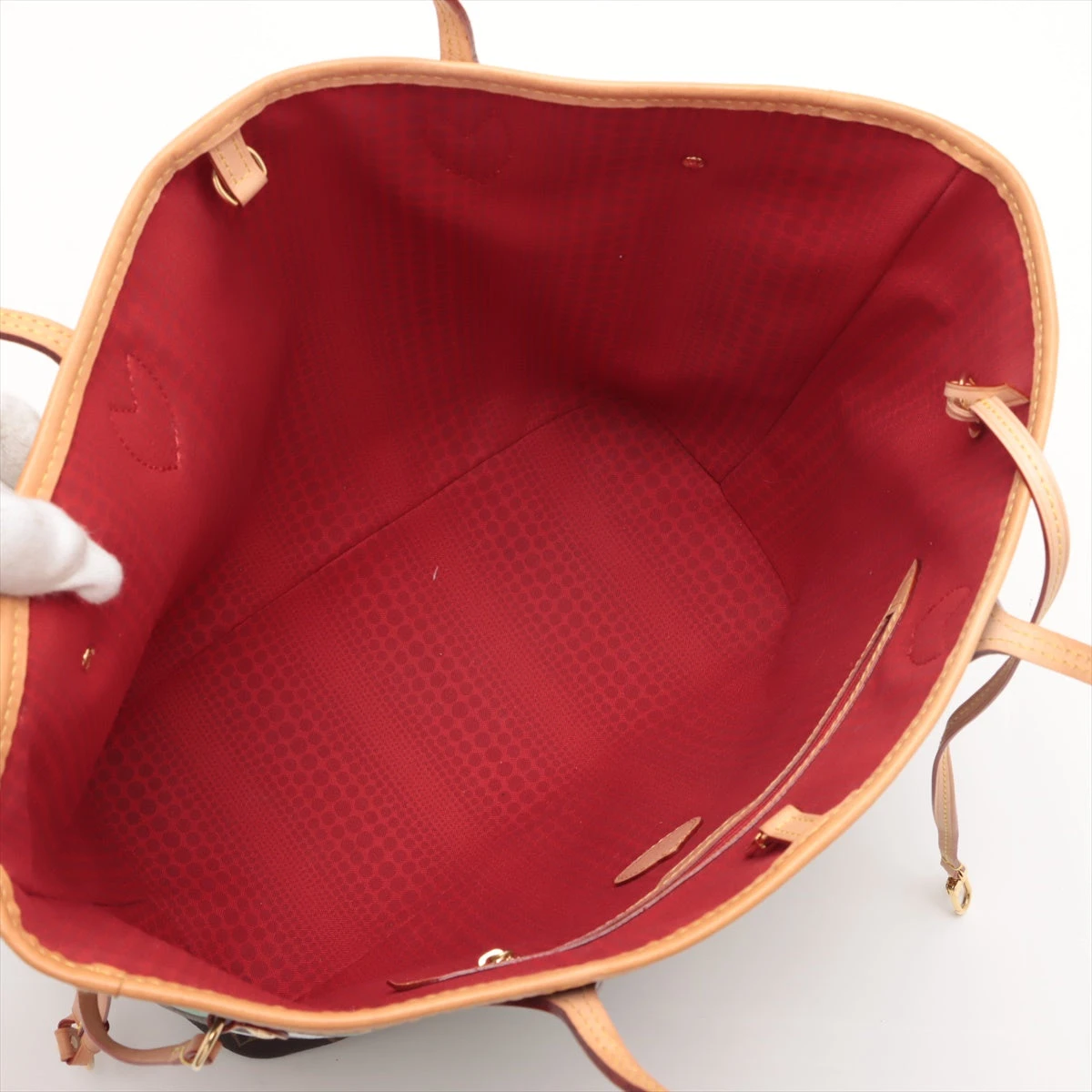 ヴィトン×草間彌生 モノグラム ネヴァーフルMM M46381 ブラウン RFID