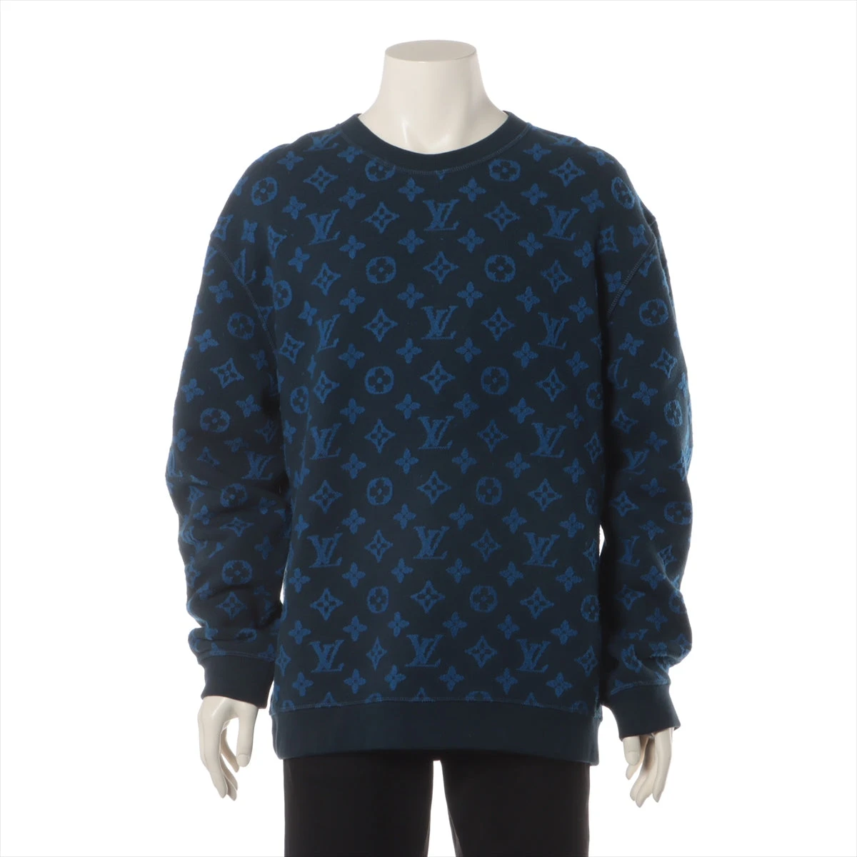 ★新品 22AW ルイヴィトン ブロックニット クロップド セーター モノグラム ☆新品 22AW ルイヴィトン ブロックニット クロップド セーター