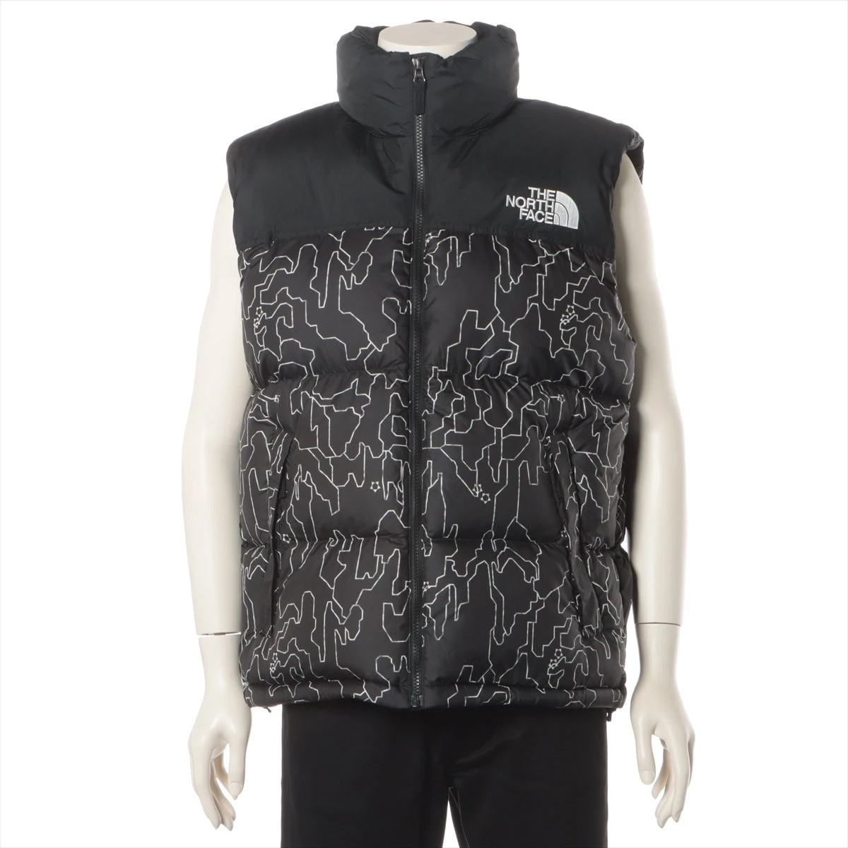 ノースフェイス ナイロン ダウンベスト L メンズ ブラック ND92339