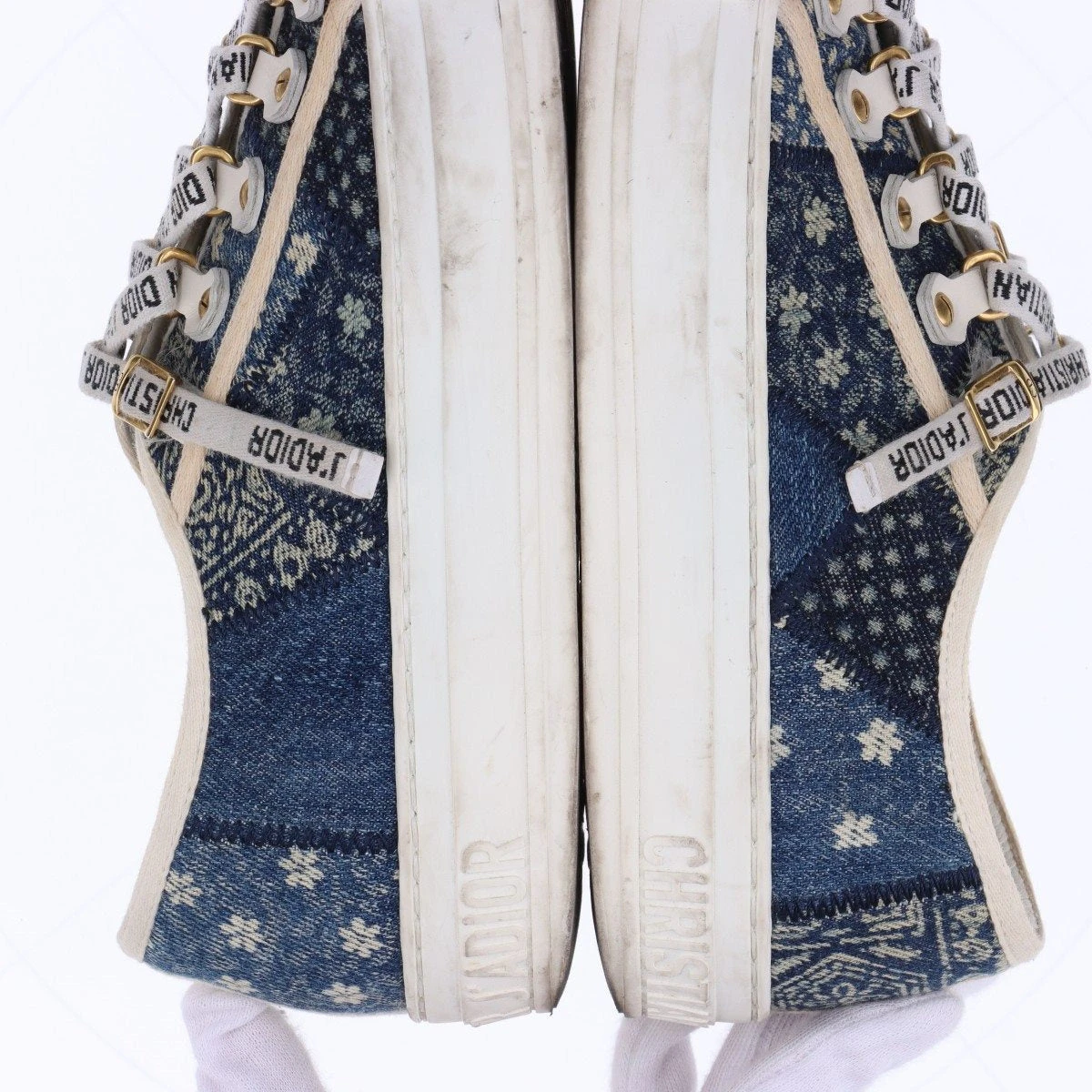 クリスチャンディオール WALK'N'DIOR デニム スニーカー 37