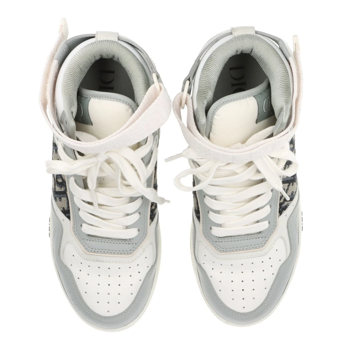 ディオール B27 レザー×ファブリック ハイカットスニーカー 39 メンズ