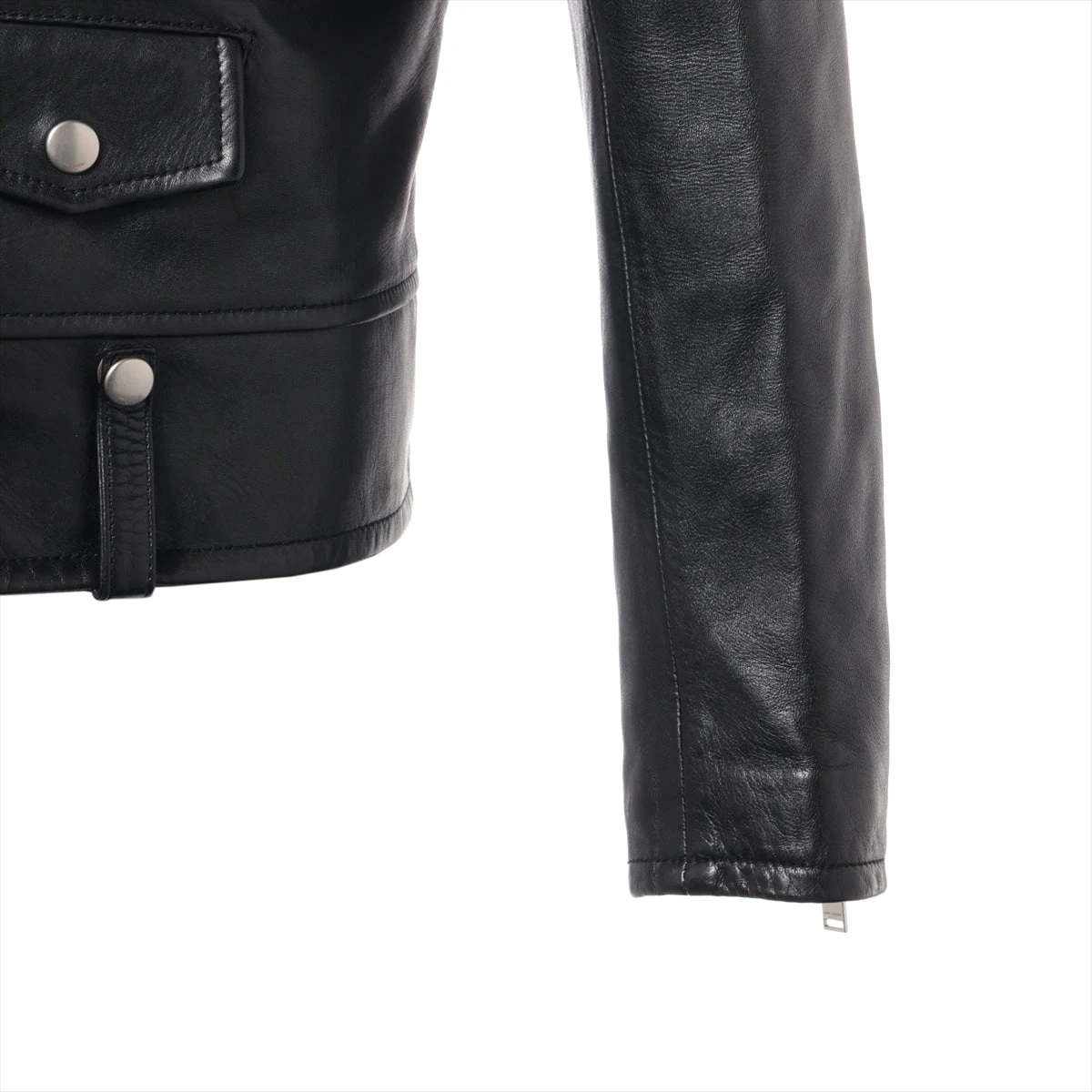 サンローラン CASSANDRE BELT WITH SQUARE BUCKLE IN SHINY BOX SAINT LAURENT