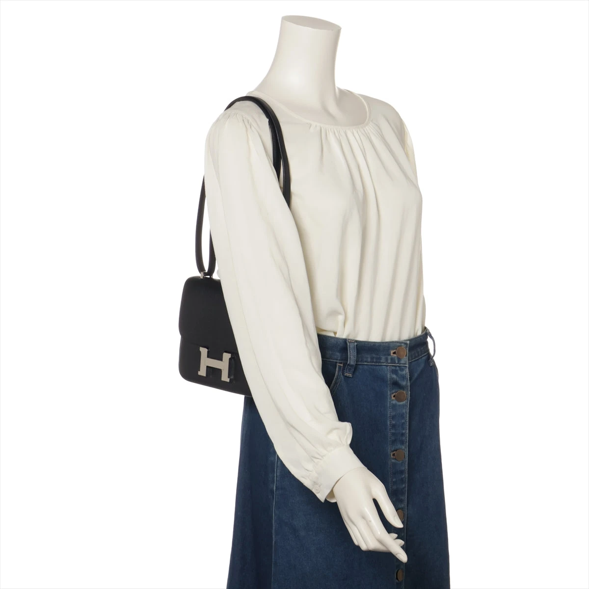 エルメス コンスタンス3 ミニ18 ミロワール ヴェルソ シェーブル  