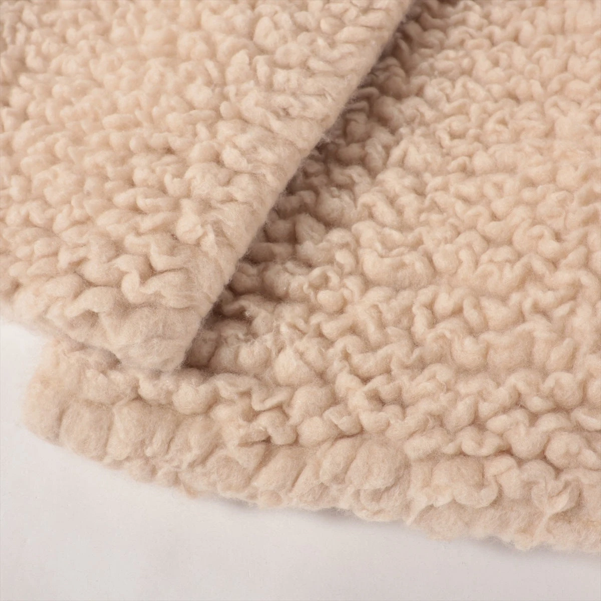 専用【鑑定済】エルメス ウールシルクコート レディース38 M ベージュ 厚手 HERMES - 美品 エルメス HERMES コート マルジェラ期 リバーシブル