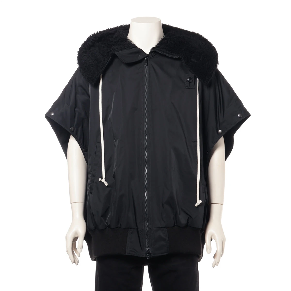 ヨウジヤマモト　1サイズ　黒　白　アシメントリー　ジャケット ヨウジヤマモト 1サイズ 黒 白 アシメントリー ジャケット ヨウジ
