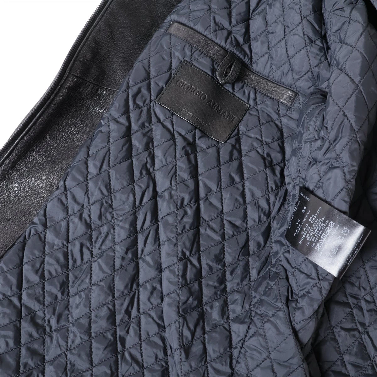 入手困難✨XXXXL相当 ジョルジオアルマーニ 最高級 レザータグ ジャケット 入手困難✨XXXXL相当 ジョルジオアルマーニ 最高級 レザータグ