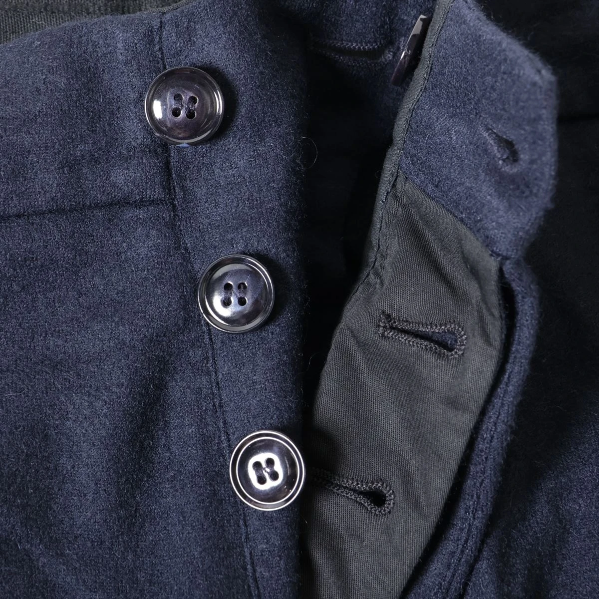 【美品】ジョルジオアルマーニ カシミア セットアップ シングル ネイビー 50 ジョルジオアルマーニ カシミヤ セットアップ 60R メンズ ネイビー