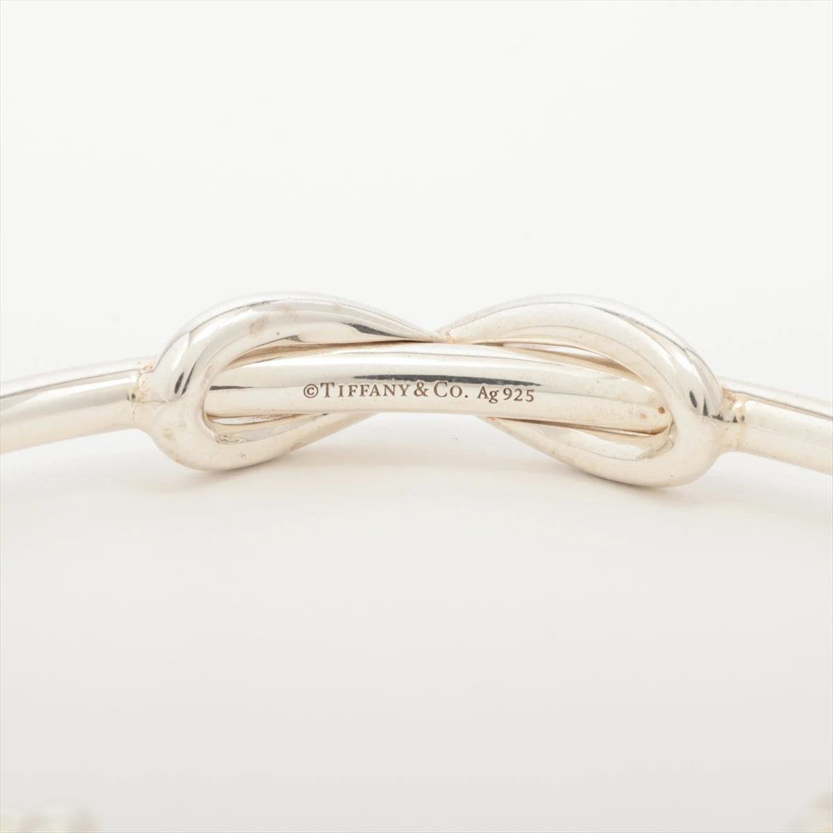 極美品 ティファニー インフィニティ バングル 14cm シルバー925 ティファニー インフィニティ カフ バングル ブレスレット