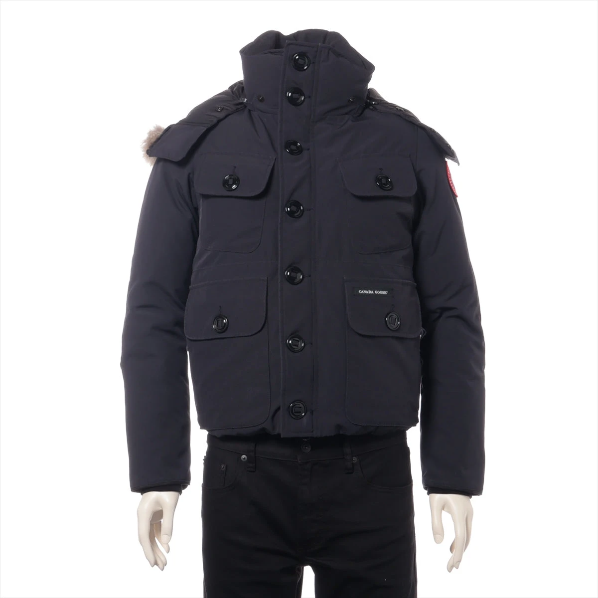   Fusion ブラックダウンジャケット XS/TP CANADA GOOSE FUSION ダウンジャケット XS/TP 黒