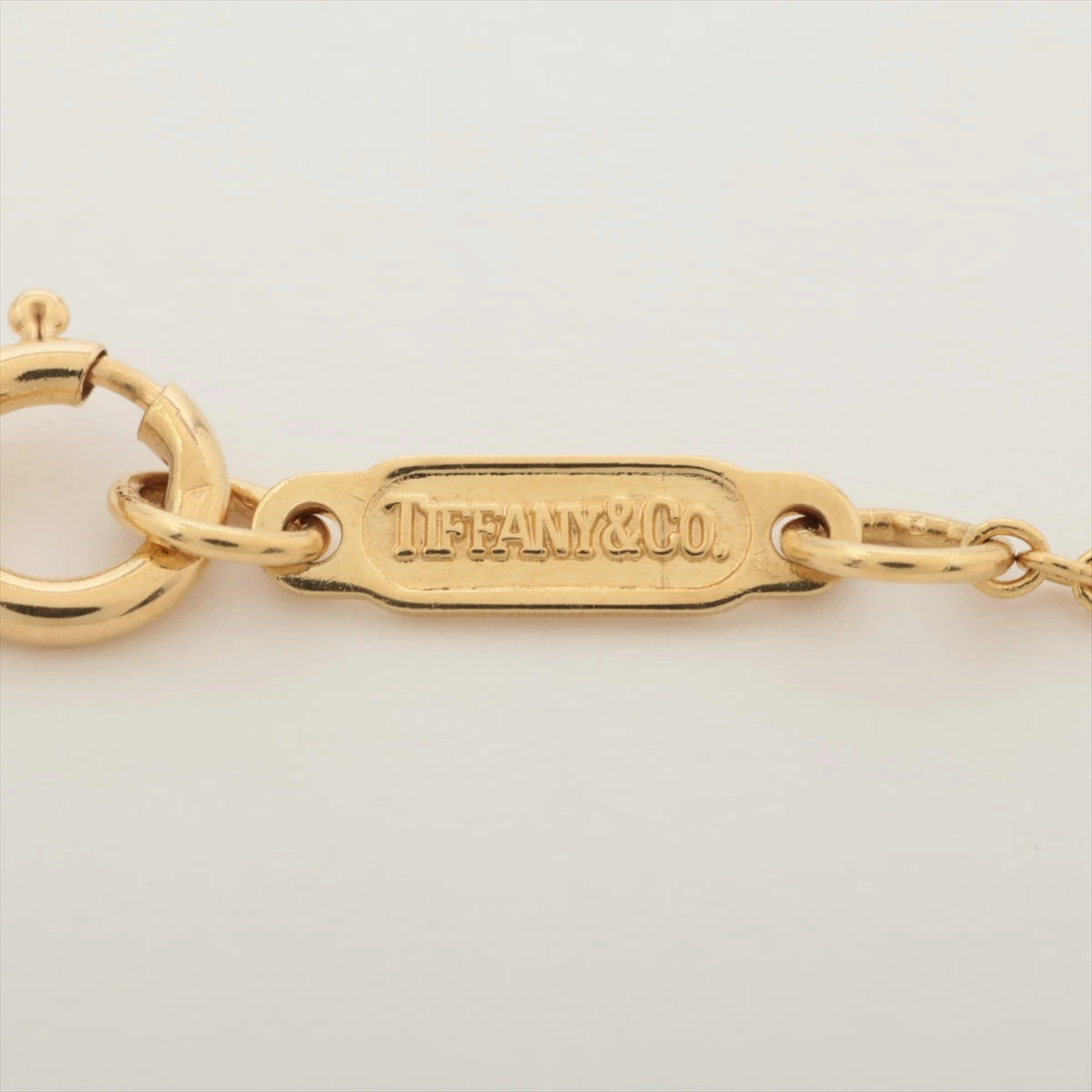 ティファニー ハートパヴェ ダイヤ ネックレス 750(YG) 2.6g A3195242