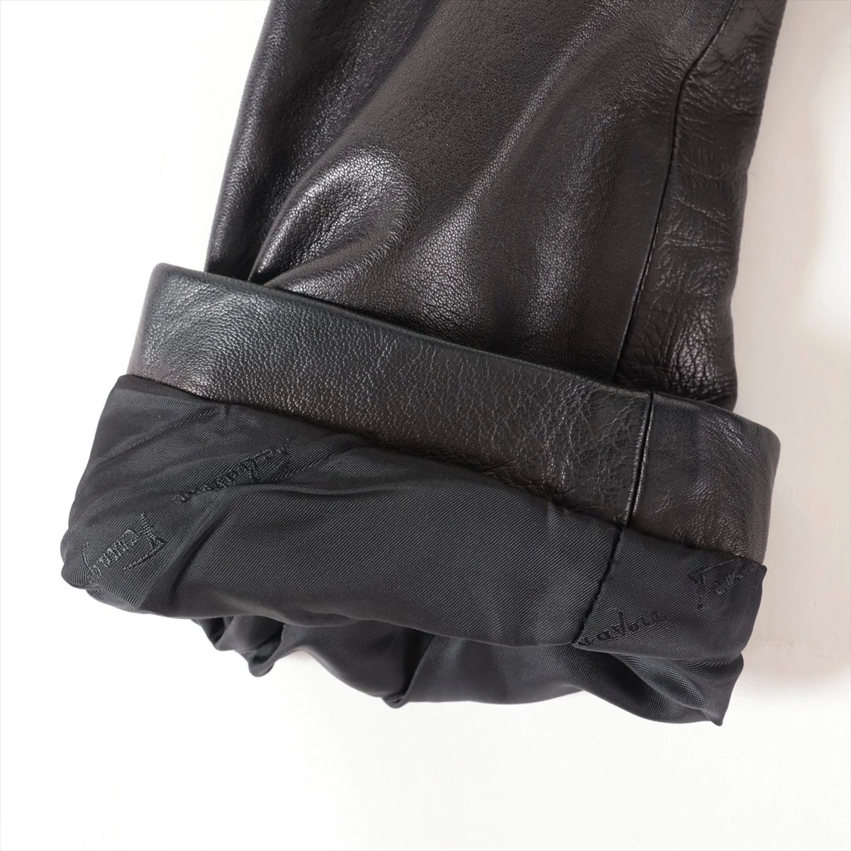 フェラガモ レザー コート 52 メンズ ブラック スレ A3208557｜中古