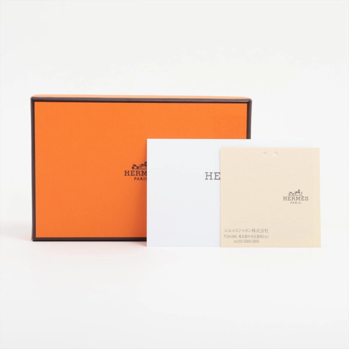 新品　エルメス　カルヴィデュオ　ルージュセリエ HERMES エルメス カードケース カルヴィ デュオ ルージュセリエ