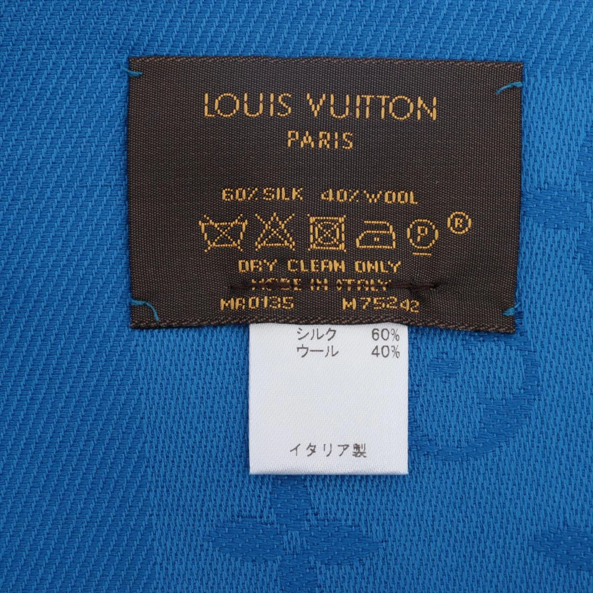 ヴィトン M75242 ショールモノグラム MR0135 ストール ウール