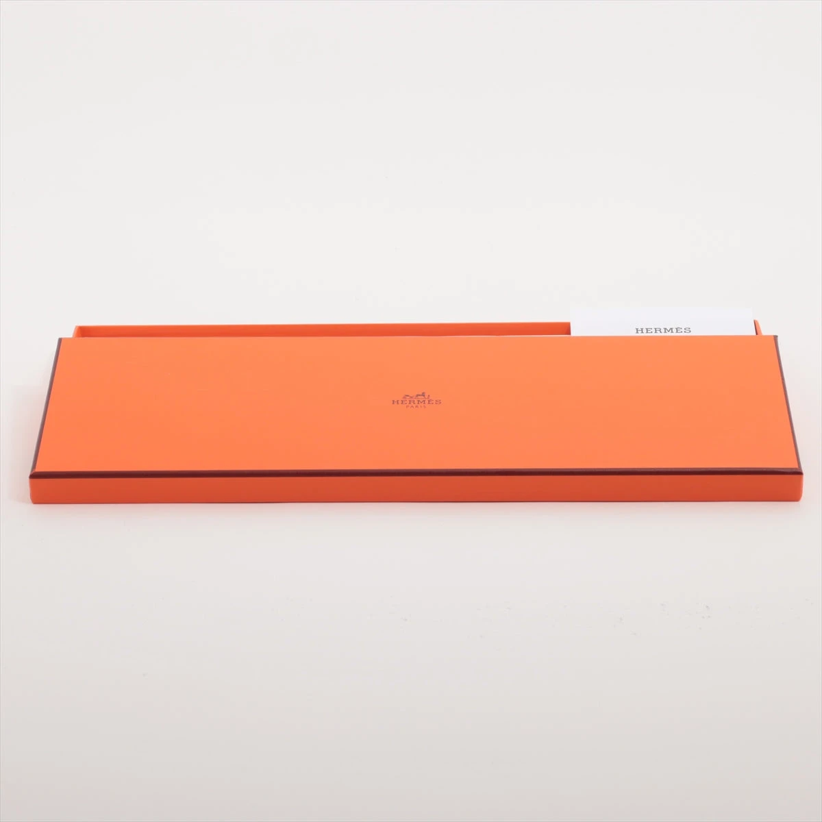 未使用✨HERMES エルメス ネクタイ 四つ葉 クローバー オレンジ シルク