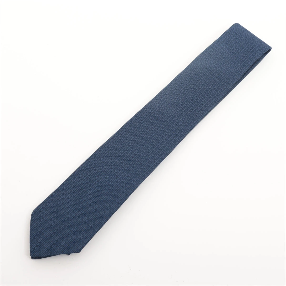 エルメス ネクタイ シルク ネイビー DU028723｜中古ブランド品 