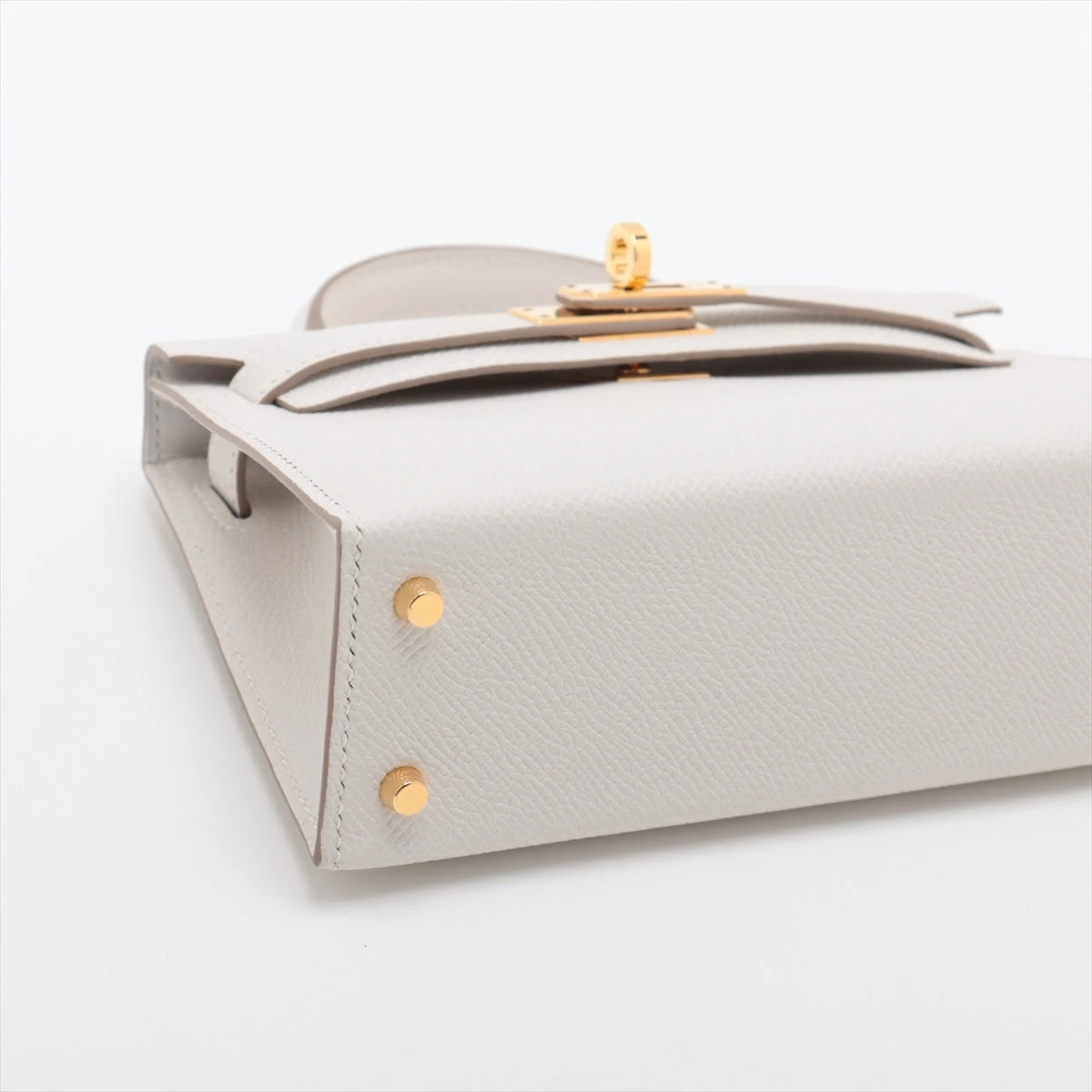 エルメス ミニケリー2 20 ヴォーエプソン グリペール ゴールド金具 W