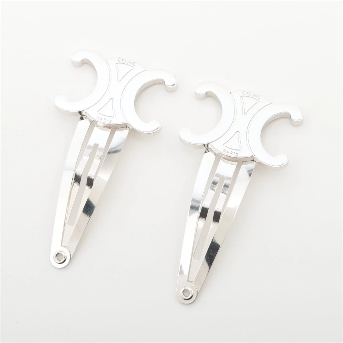 セリーヌ トリオンフ ヘアピン シルバー セリーヌ トリオンフ ヘアピン