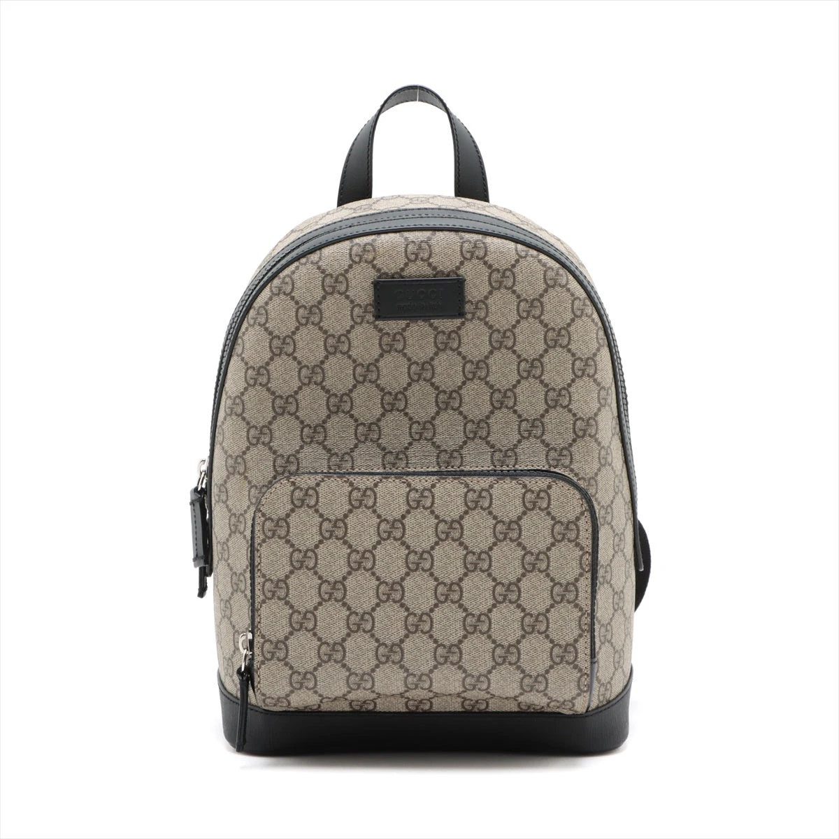 【確実正規】GUCCI グッチ GGスプリーム バックパック リュック レザー グッチ GGスプリーム PVC×レザー バックパック/リュック