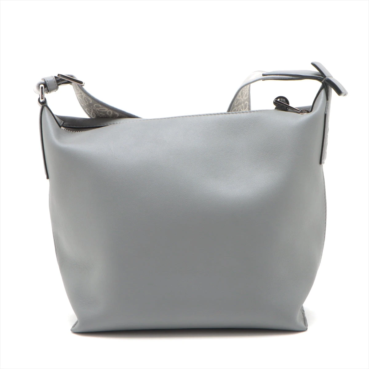 【LOEWE】キュービ スモール レザー クロスボディバッグ グレー ロエベ キュービィ クロスボディバッグ スモール レザー