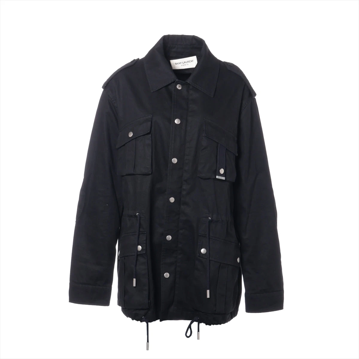 サンローランパリ 16年 コットン×リネン デニムジャケット 36