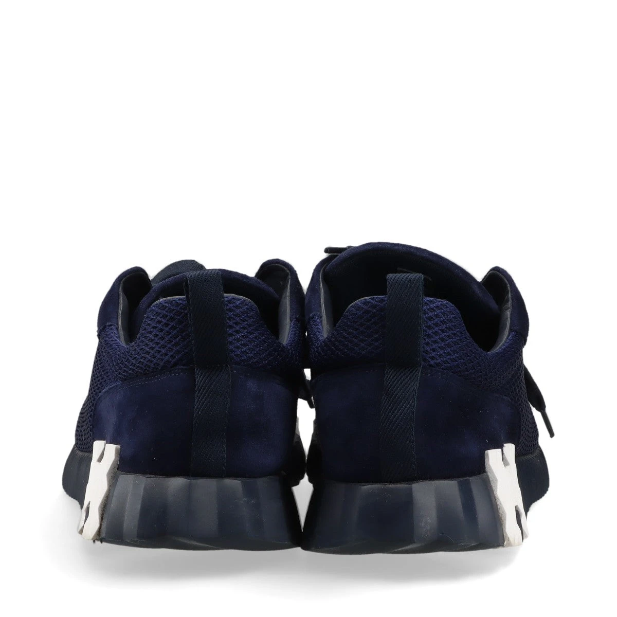 エルメス メッシュ×スエード スニーカー 43 メンズ ネイビー A3191877