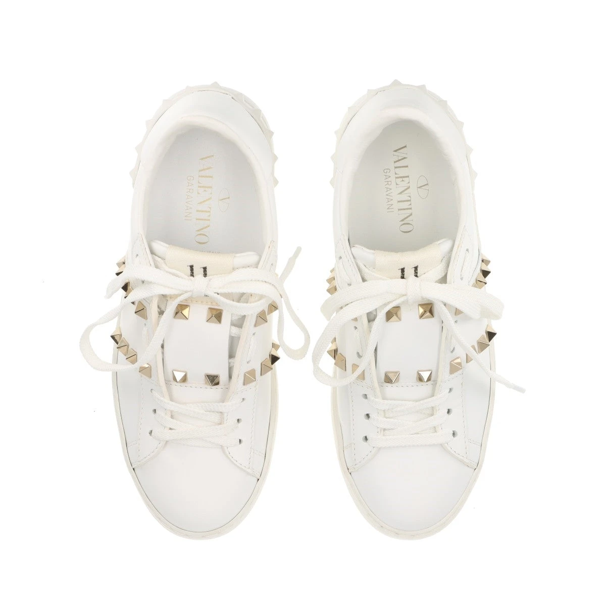 ヴァレンティノガラヴァーニ ロックスタッズ レザー スニーカー 34