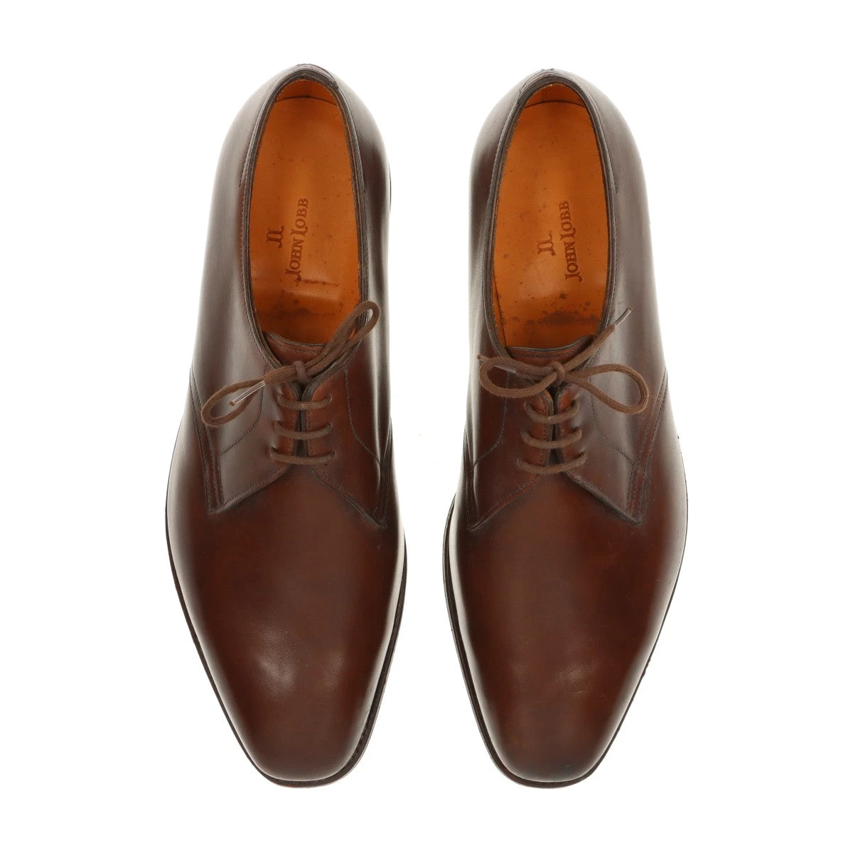 ジョンロブ レザー レザーシューズ 8 1/2 メンズ ブラウン PERRIER R