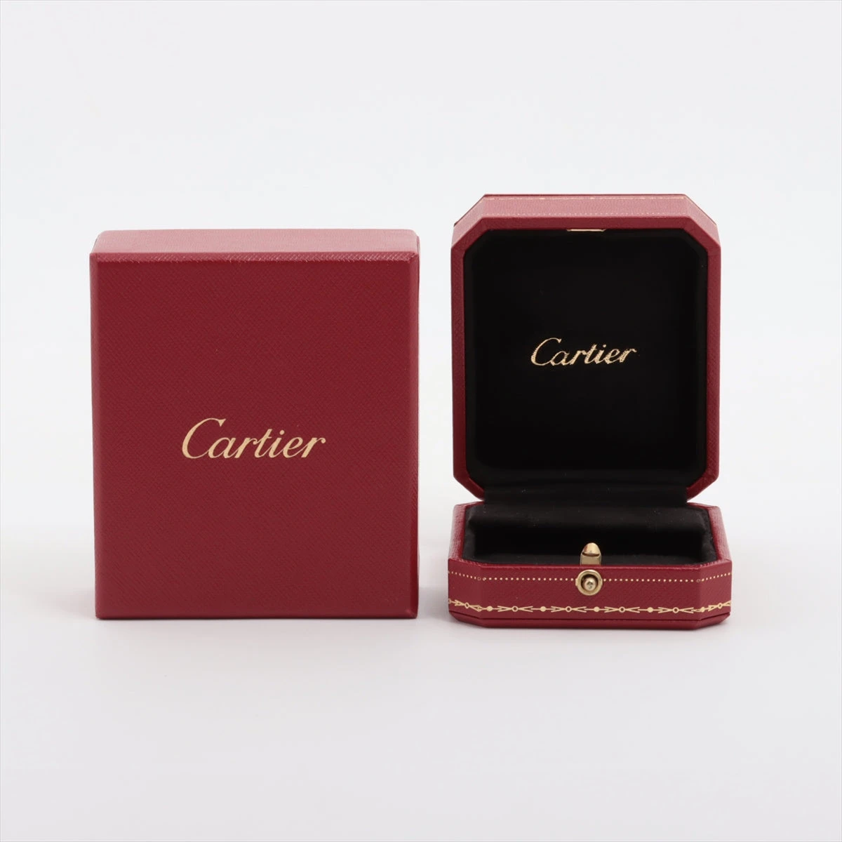 カルティエ モナムール ハート ダイヤ ピアス 750(WG) 4.2g A3112361