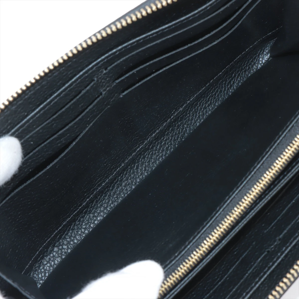 □新同□ ルイヴィトン ジッピー ウォレット 長財布 バイカラー  