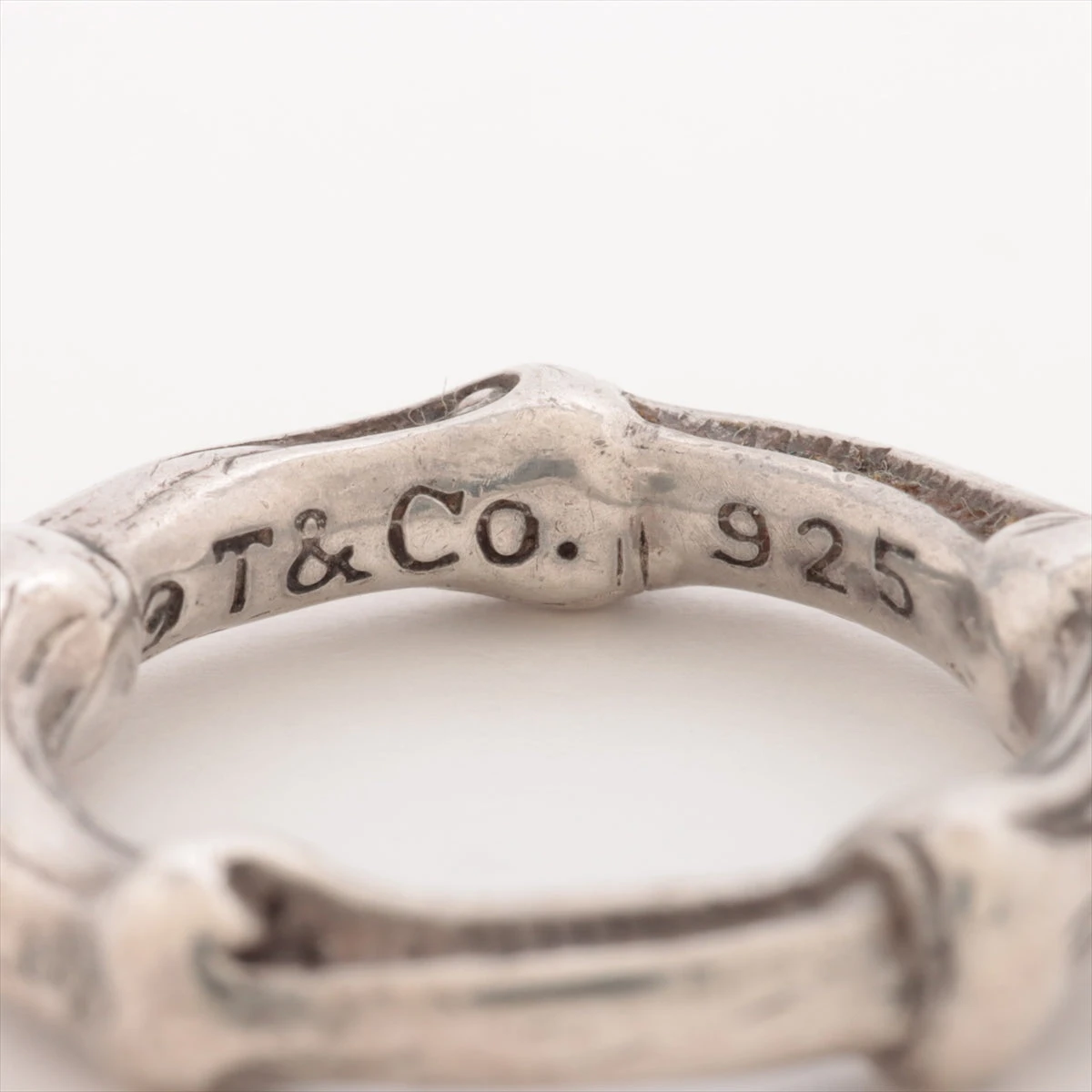 Um様　正規品ティファニーバンブーリングスターリングシルバー925約14号位 TIFFANY&Co. ティファニー バンブー リング・指輪 シルバー