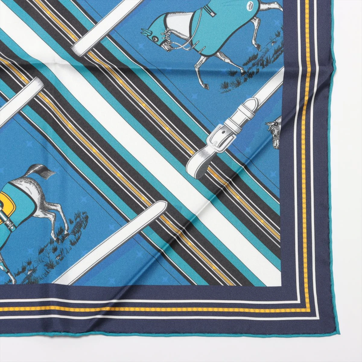 エルメス カレ90 ダブルフェイス Couvertures et Tenues de Jour 馬着