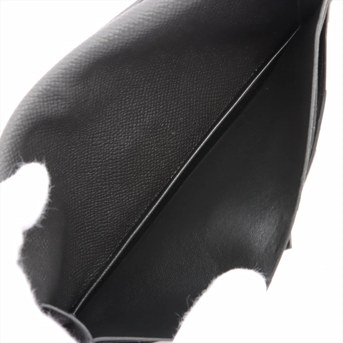 エルメス ベアンスフレ ヴォーエプソン 財布 ブラック ブラック金具 B