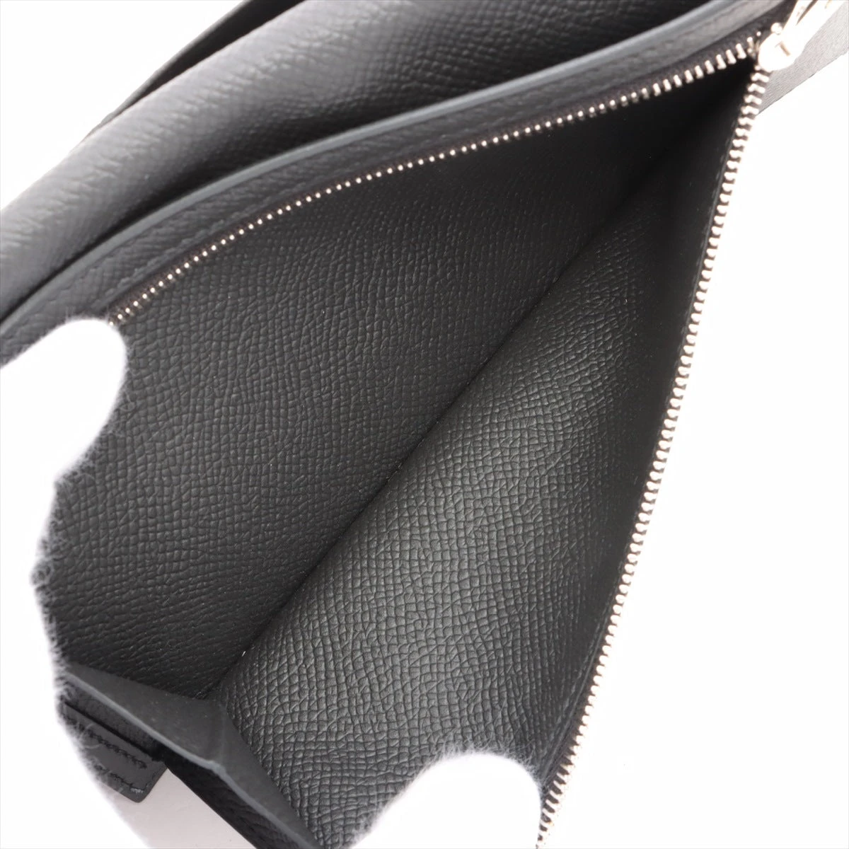 エルメス ベアンスフレ ヴォーエプソン 財布 ブラック ブラック金具 B