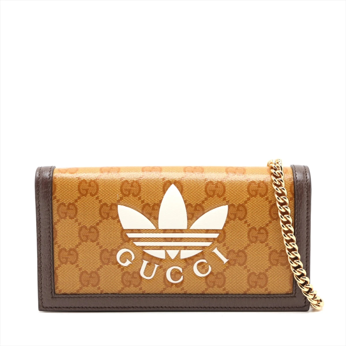 未使用品】GUCCI×adidas コラボ チェーンウォレット ショルダー