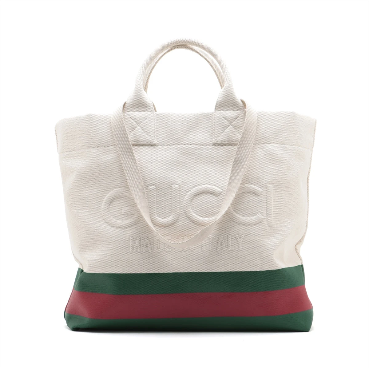 Gucci ロゴ入りトートバッグ ベージュ SS24 グッチ ロゴ入りビッグベージュキャンバストートバッグ