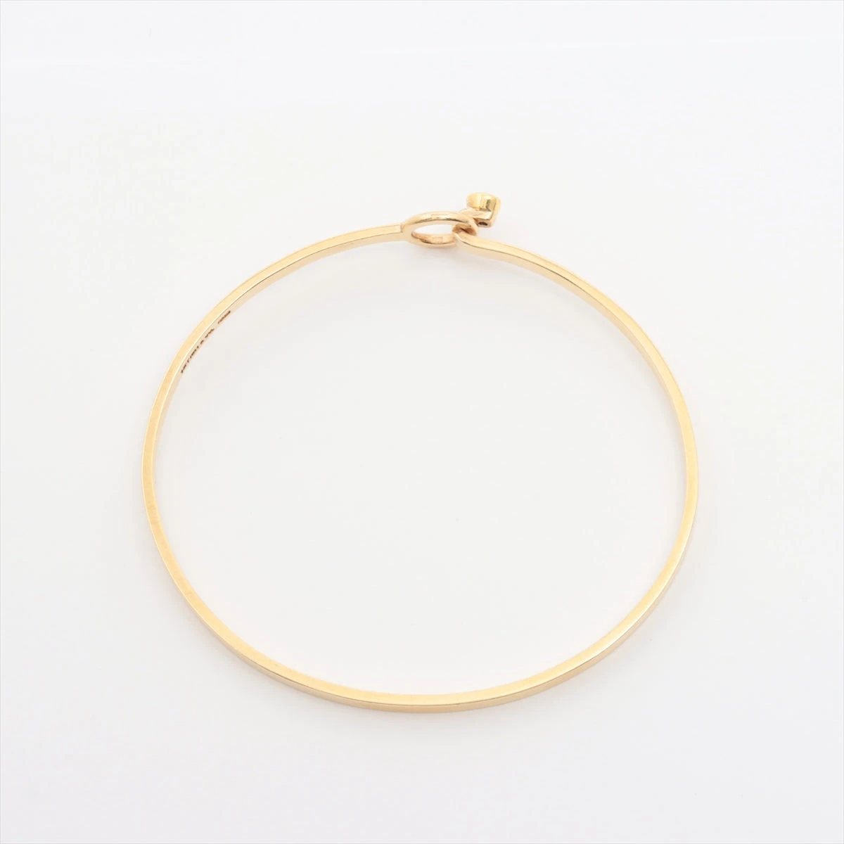 ティファニー フック&アイ ダイヤ ブレスレット 585(YG) 9.1g