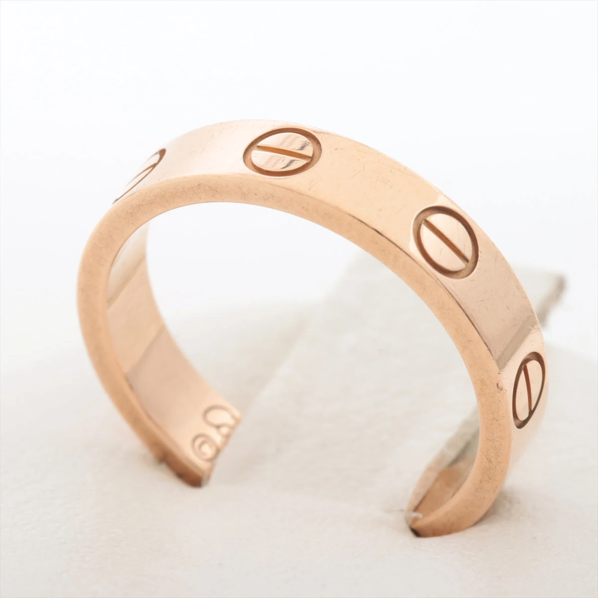 カルティエ ミニラブ リング 750(PG) 3.6g 48 A3199945｜中古ブランド  