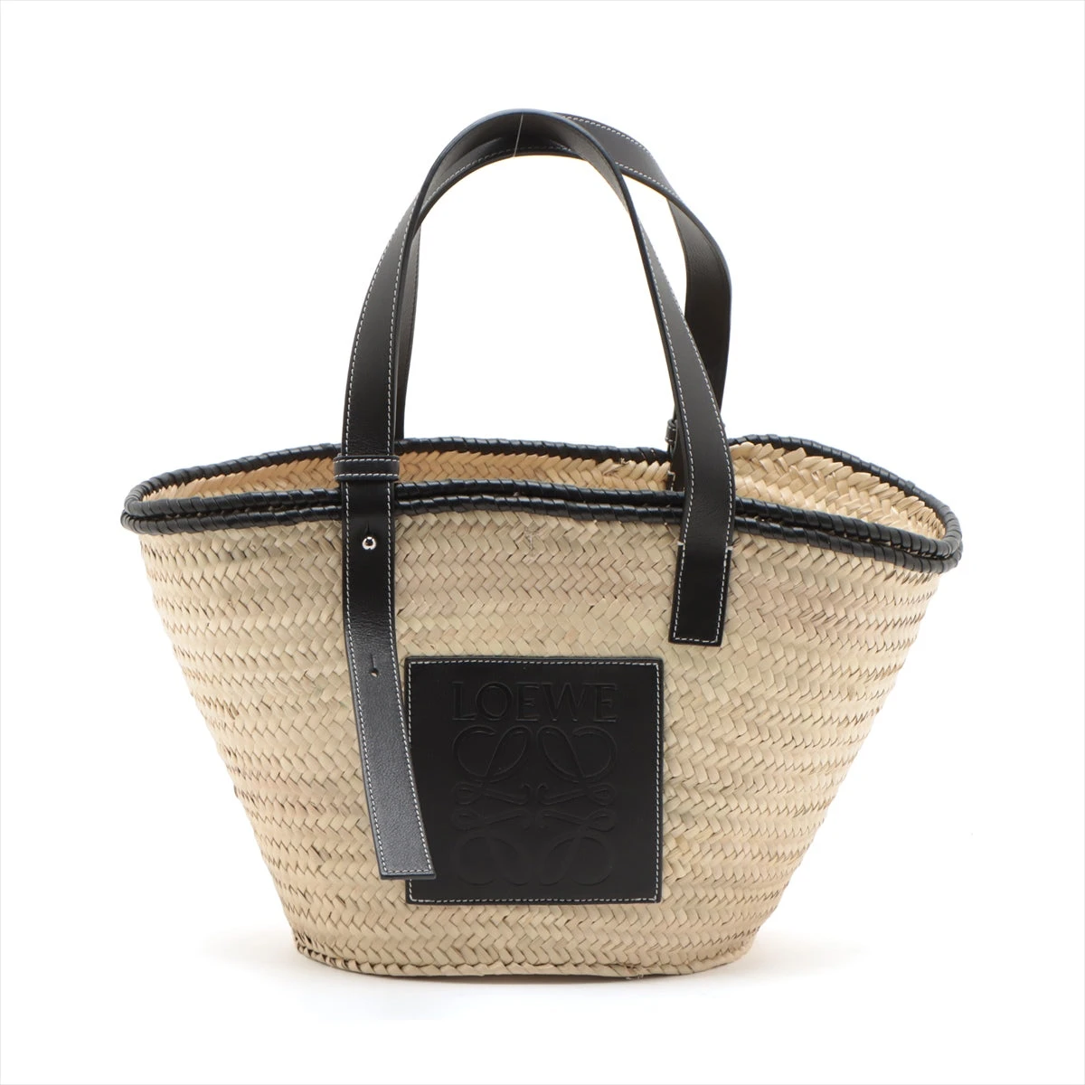 ロエベ LOEWE バスケット レザー ミディアム ブラック ロエベ LOEWE バスケット レザー ミディアム ブラック 【公式通販】