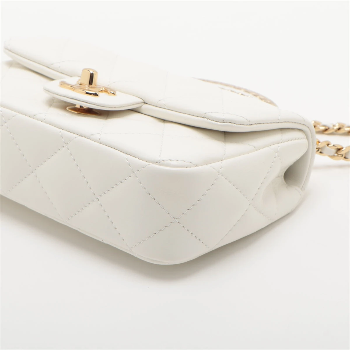 ⭐️美品⭐️CHANEL　マトラッセ　ハンドバッグ　オフホワイト　ラムスキン 楽天市場】シャネル CHANEL マトラッセチェーン 2WAY ショルダー