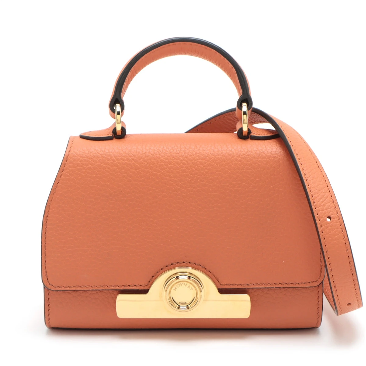 モワナ レジェンヌBB レザー 2WAYハンドバッグ オレンジ AP092090