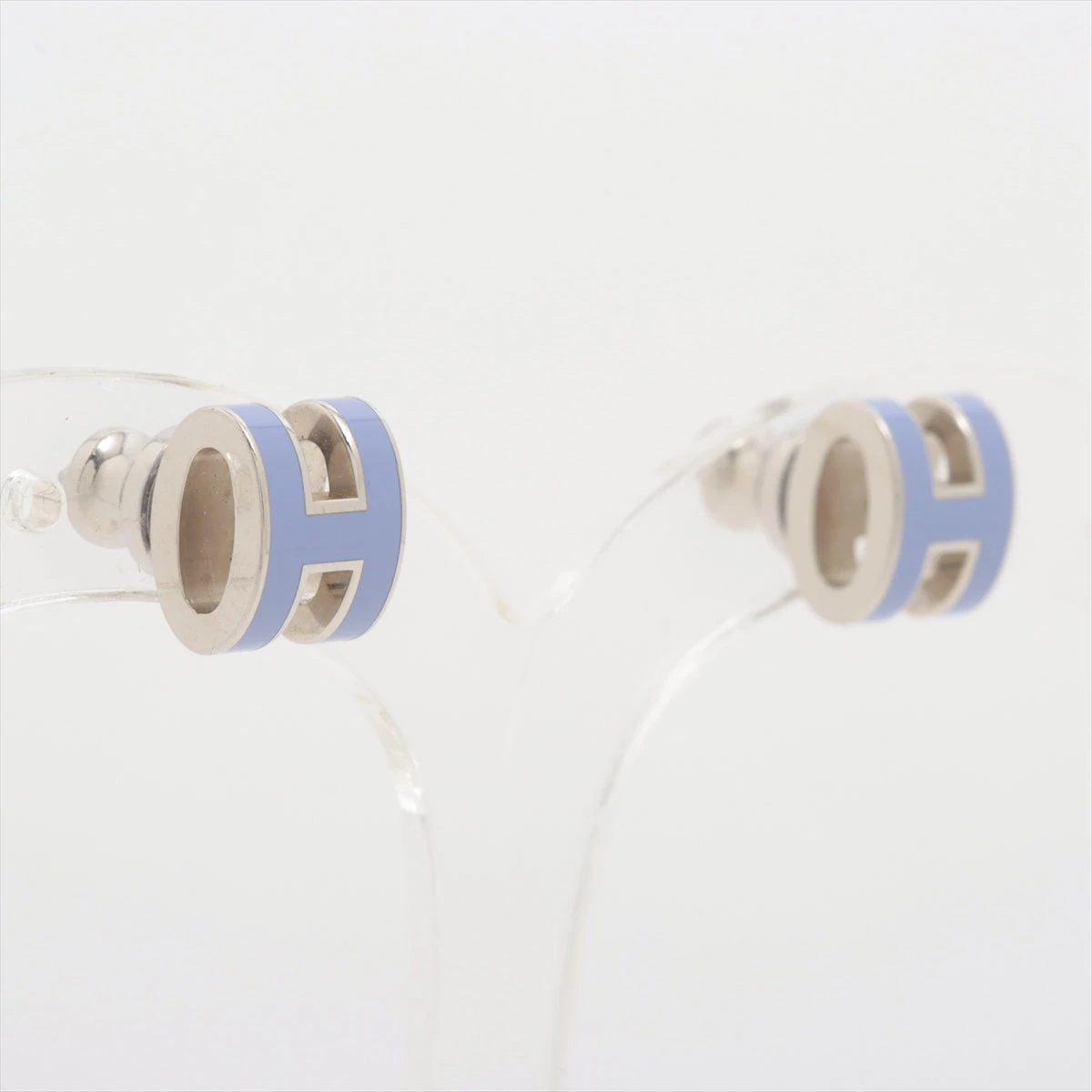 正規品 エルメス ミニポップアッシュH パープル GP ピアス(両耳用) その他