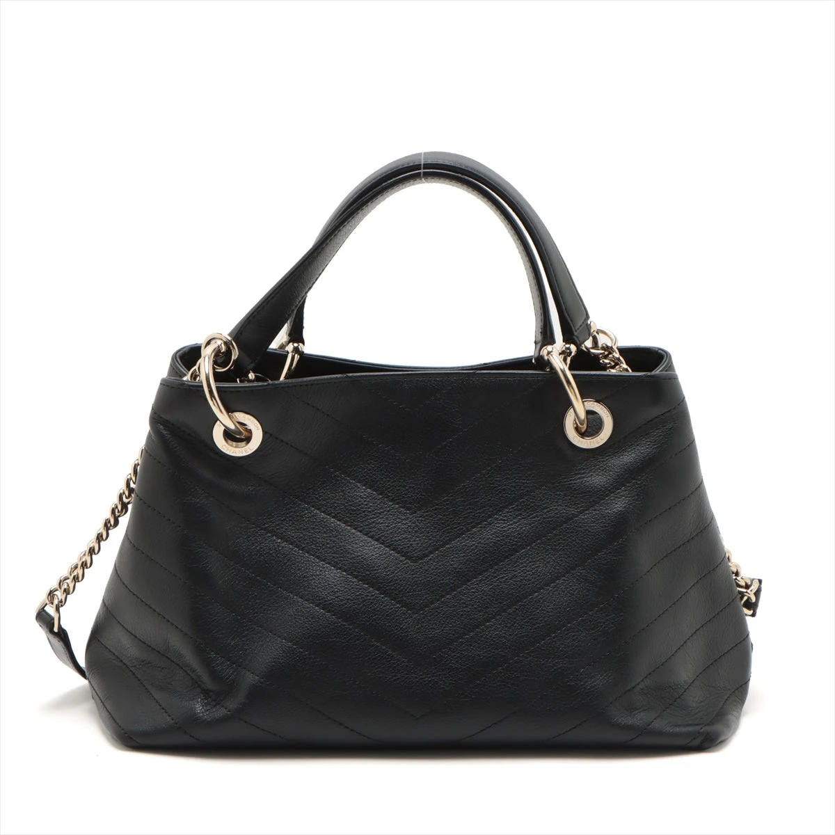 限定最終値下げ　シャネル　ステッチ　黒　ハンドバッグ シャネル(CHANEL)シャネル ワイルドステッチ ハンドバッグ