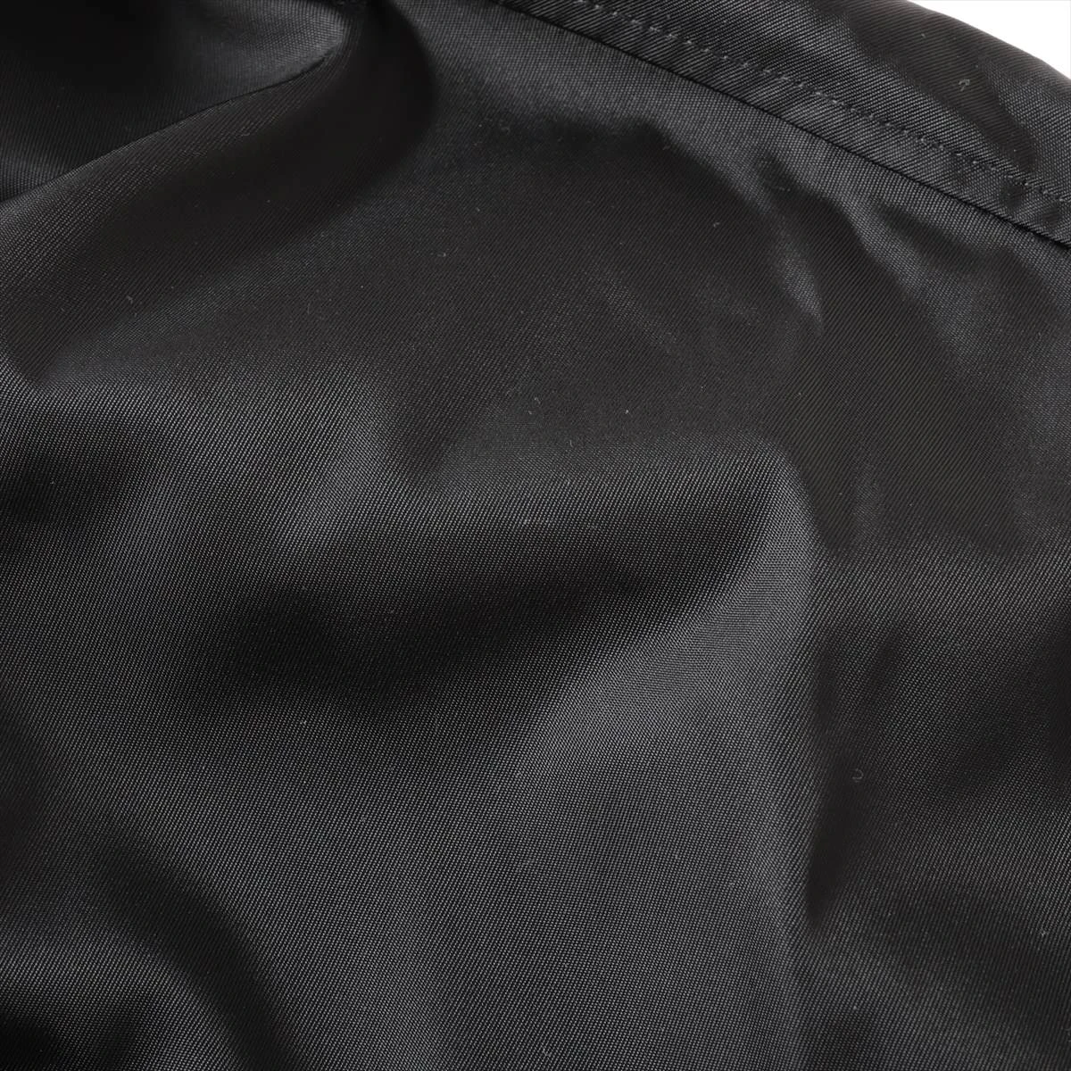 ブランカ/ナイロンファブリックシャーリングボンバージャケット ブランカ/ナイロンファブリックシャーリングボンバージャケット