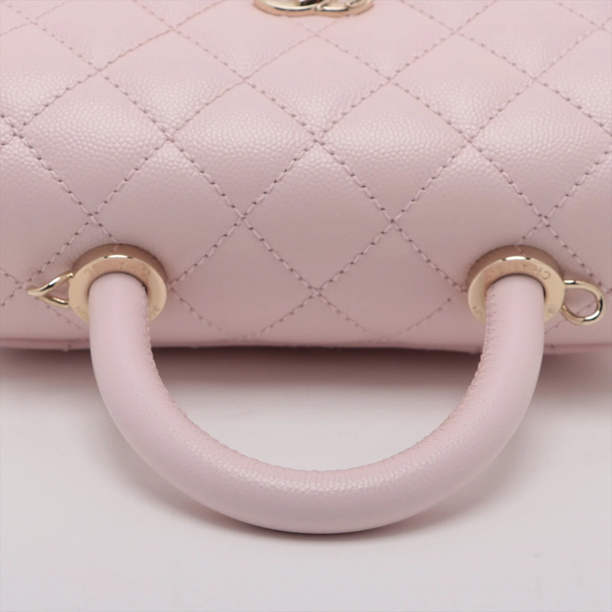 ★超美品★CHANELココハンドル19㎝　xxs シャネル　キャビアスキン　ミニ シャネル ココハンドル19 XXS キャビアスキン 2WAYハンドバッグ