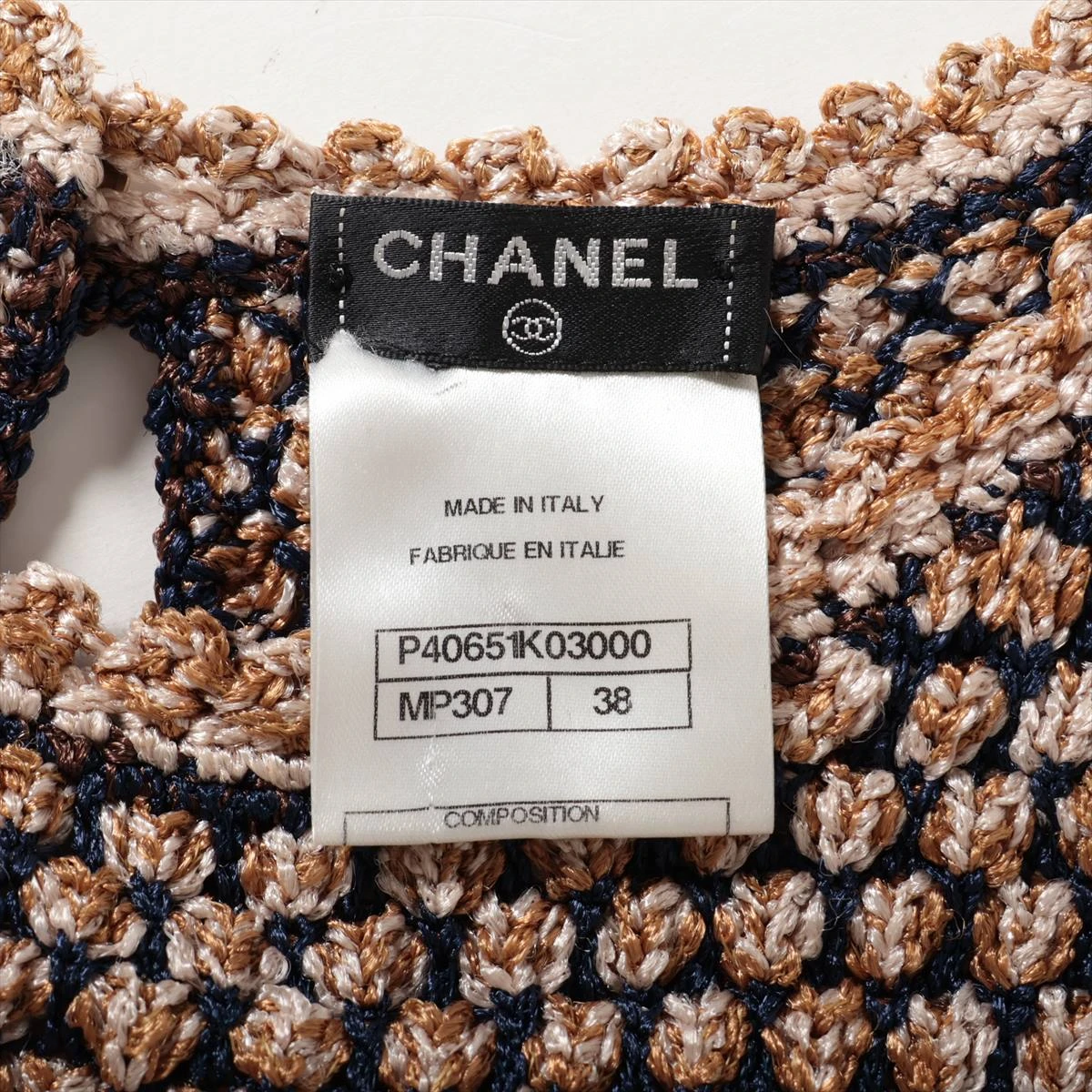 CHANEL ノースリーブワンピース 36 オレンジ CHANEL ノースリーブワンピース 36 オレンジ CHANEL