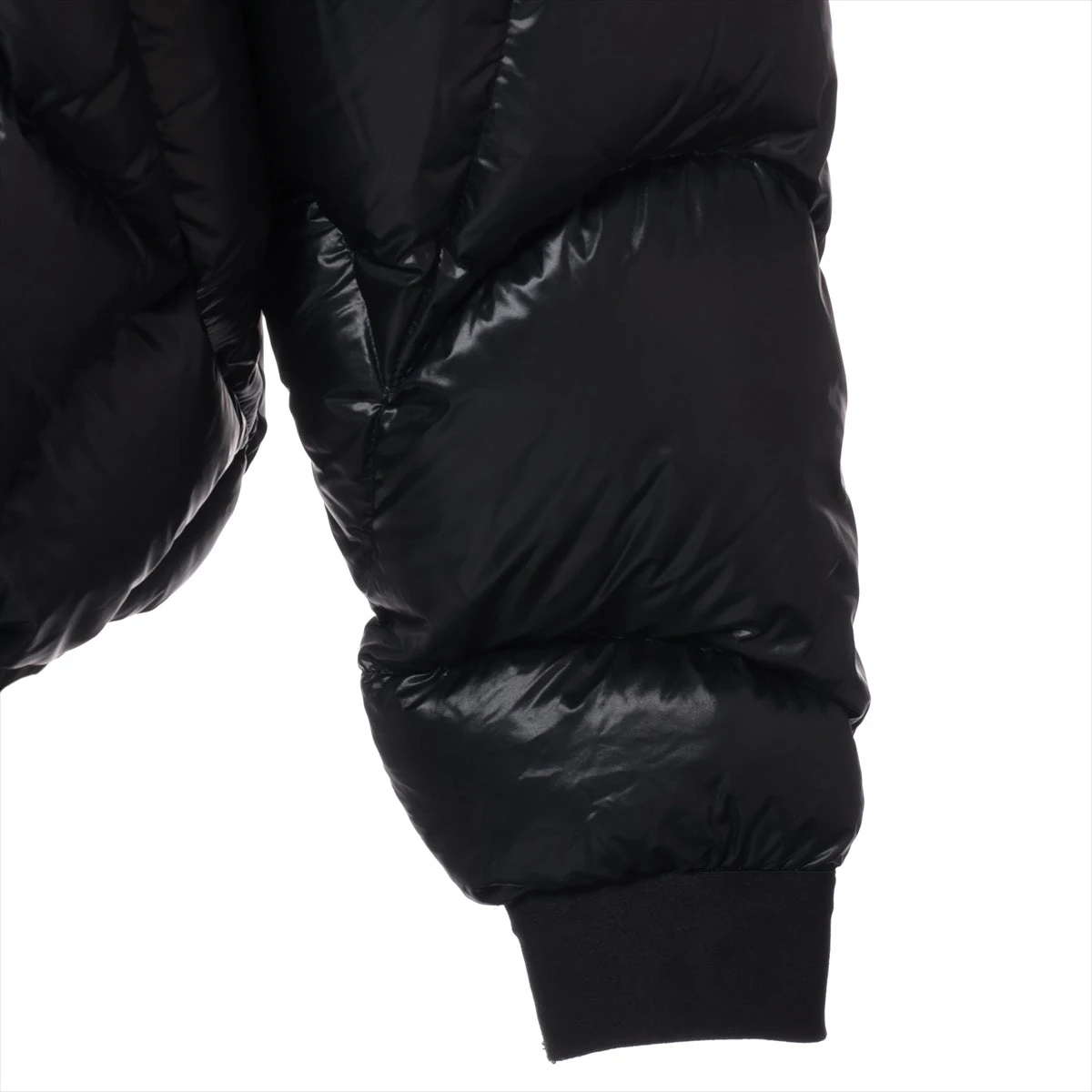 ⭐️CITY⭐️美品⭐️モンクレール⭐️ダウン⭐️ウール✖️ナイロン⭐️130⭐️8y⭐️ ASK availability First) BEAMS MONCLER / Knit x nylon down